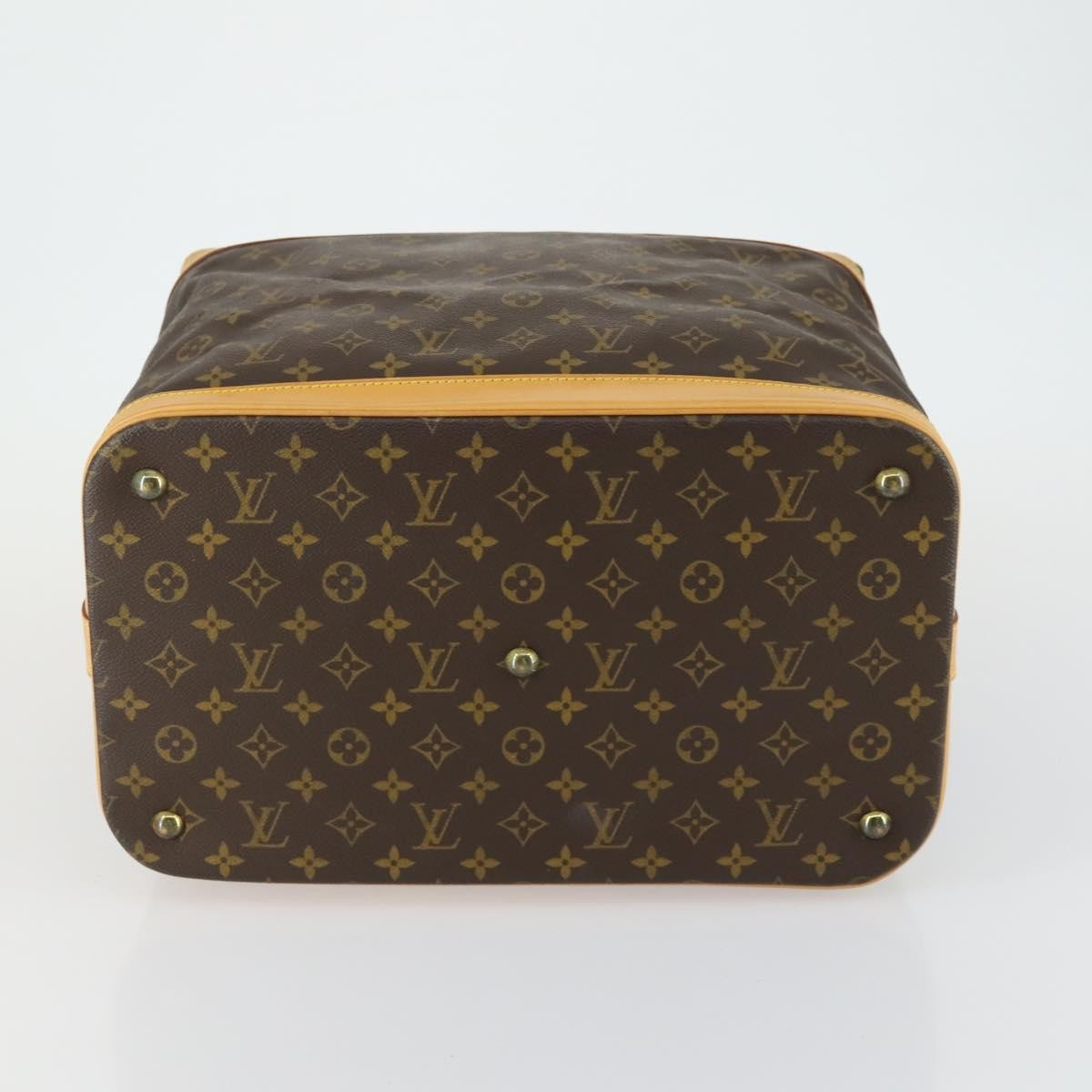 Louis Vuitton Cruiser Handbag Monogram Canvas Brown Canvas Travel Bag Bag (Pre-Owned)