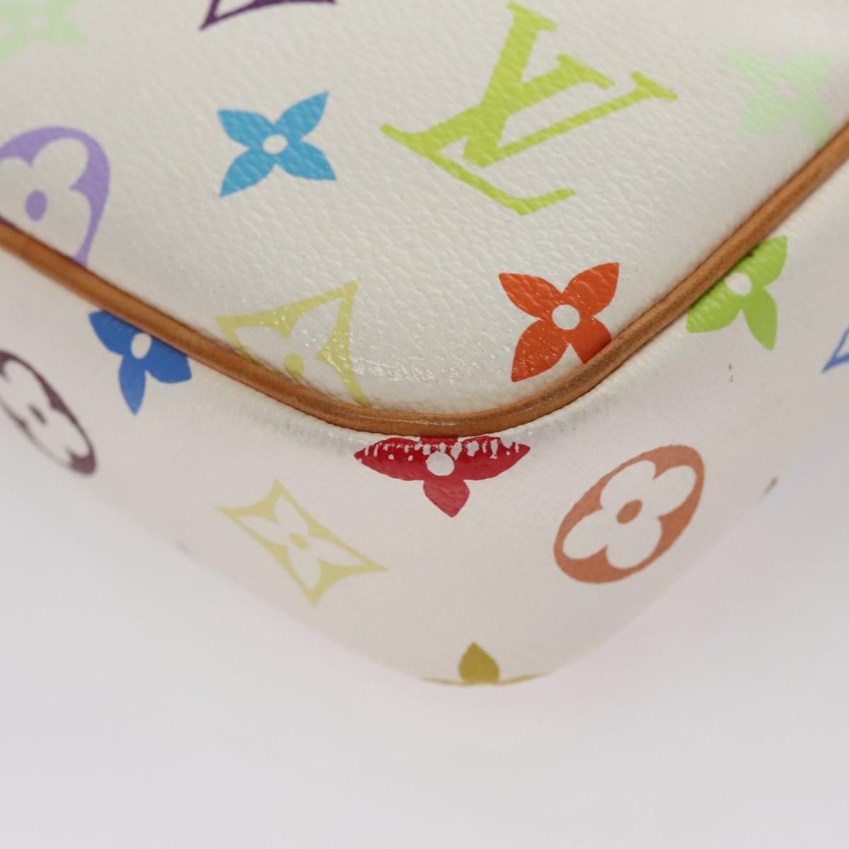 Louis Vuitton Rift Handbag Monogram Multicolor White Canvas Shoulder Bag Bag (Pre-Owned)