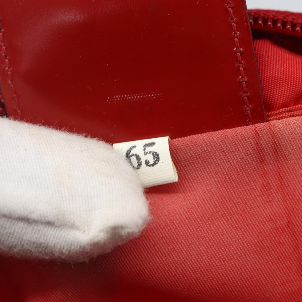 Prada Zip Top Messenger Bag Tessuto Red Nylon Shoulder Bag Bag (Pre-Owned)