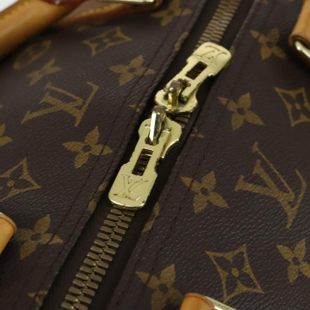 Louis Vuitton Keepall Bag Monogram Canvas Brown Canvas Travel Bag Bag (Pre-Owned)