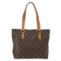Louis Vuitton Cabas Mezzo Monogram Canvas Brown Canvas Tote Bag Bag (Pre-Owned)