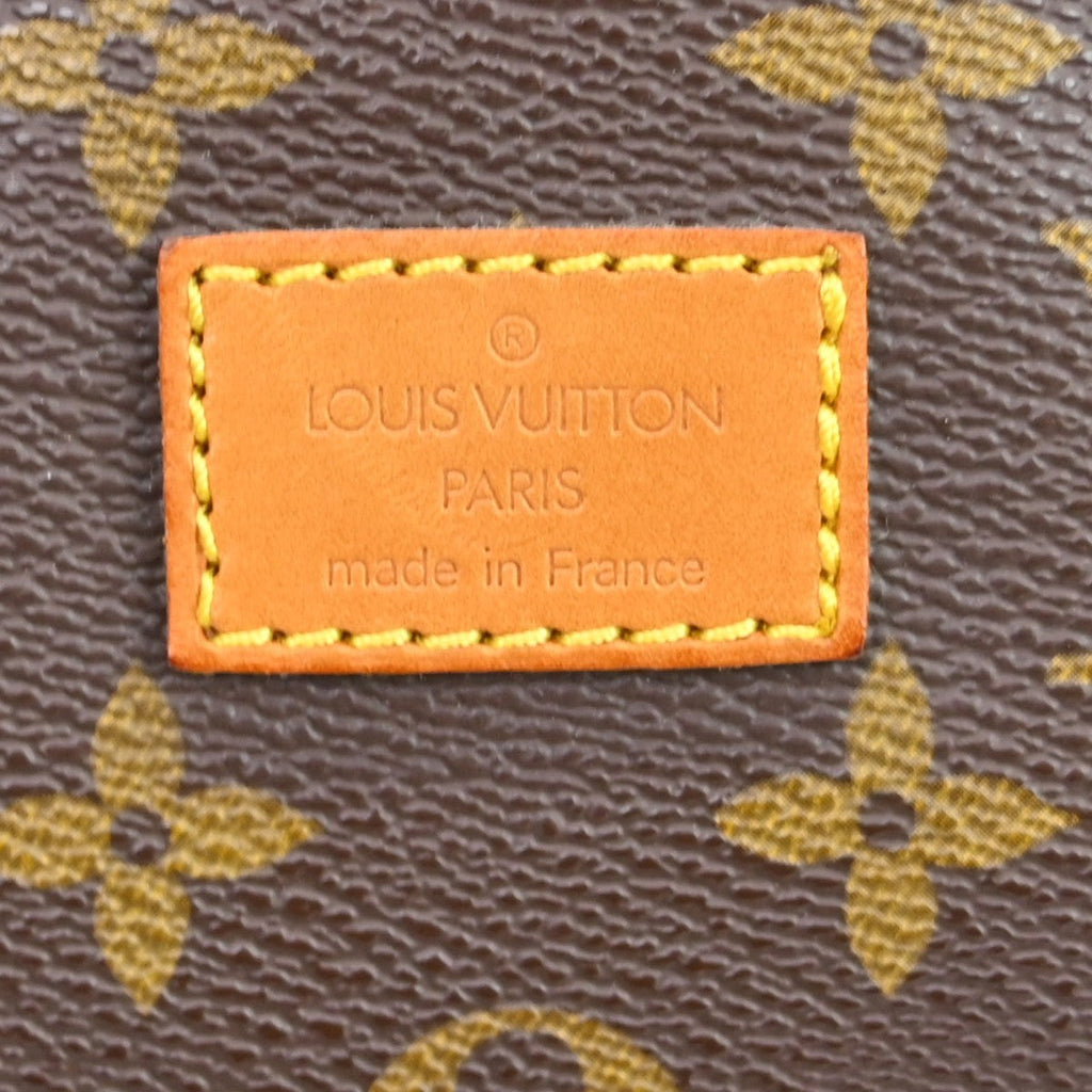 Louis Vuitton Saumur Handbag Monogram Canvas Brown Canvas Shoulder Bag Bag (Pre-Owned)