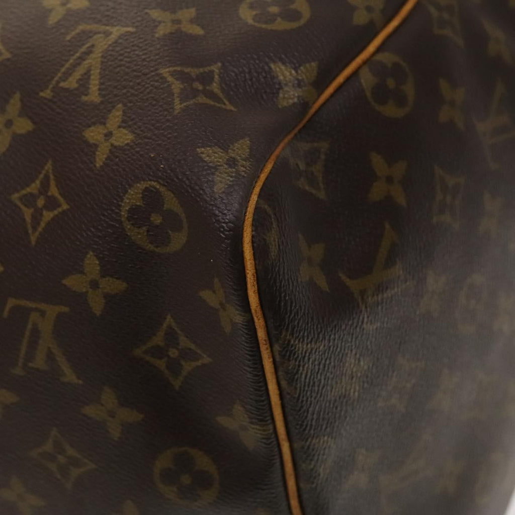 Louis Vuitton Keepall Bag Monogram Canvas Brown Canvas Travel Bag Bag (Pre-Owned)