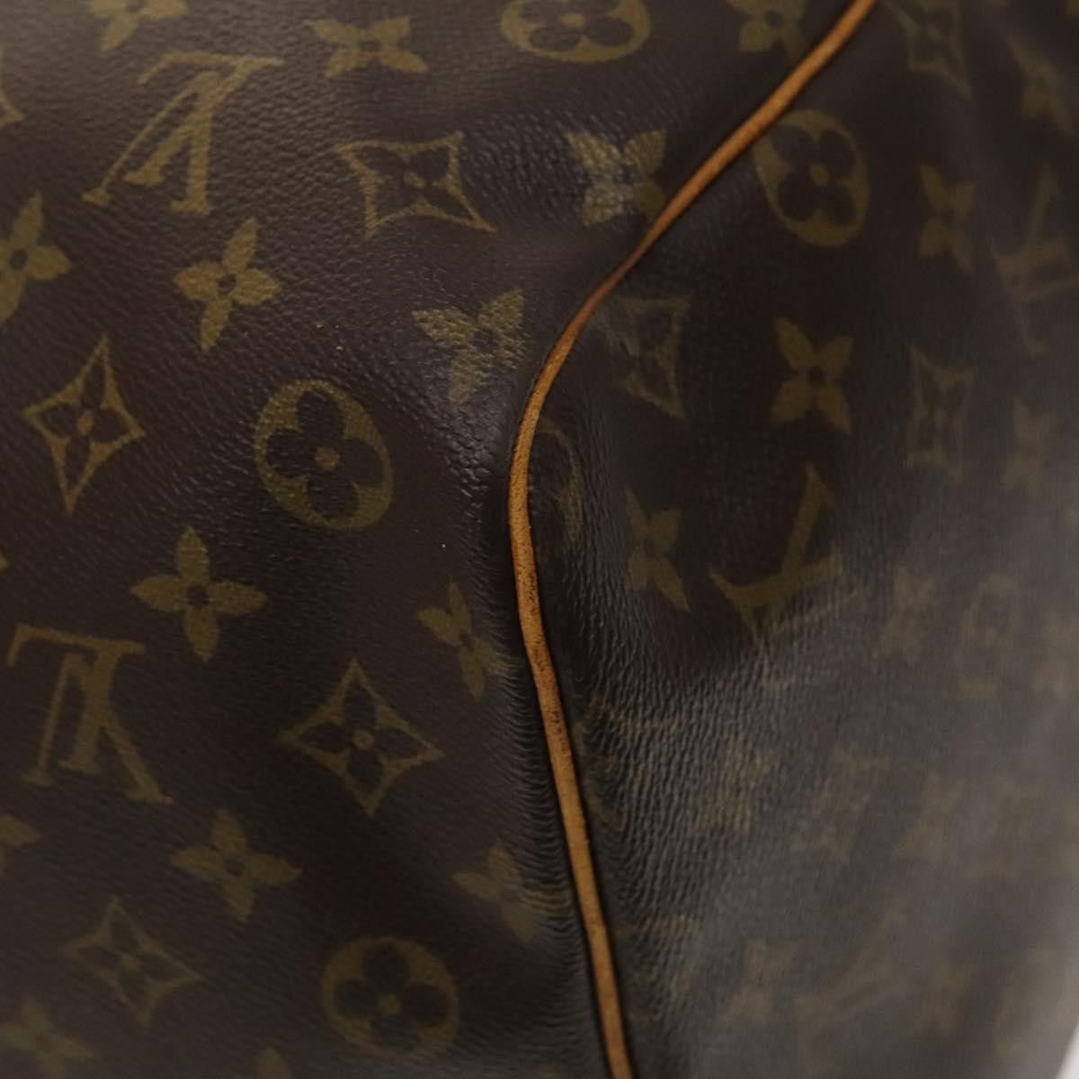 Louis Vuitton Keepall Bag Monogram Canvas Brown Canvas Travel Bag Bag (Pre-Owned)