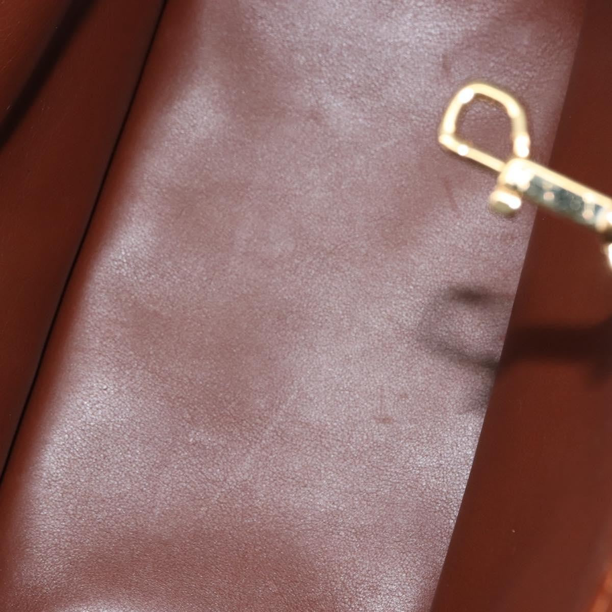 Louis Vuitton Charms Cabas Pvc Over Printed Silk Brown Canvas Handbag (Pre-Owned)