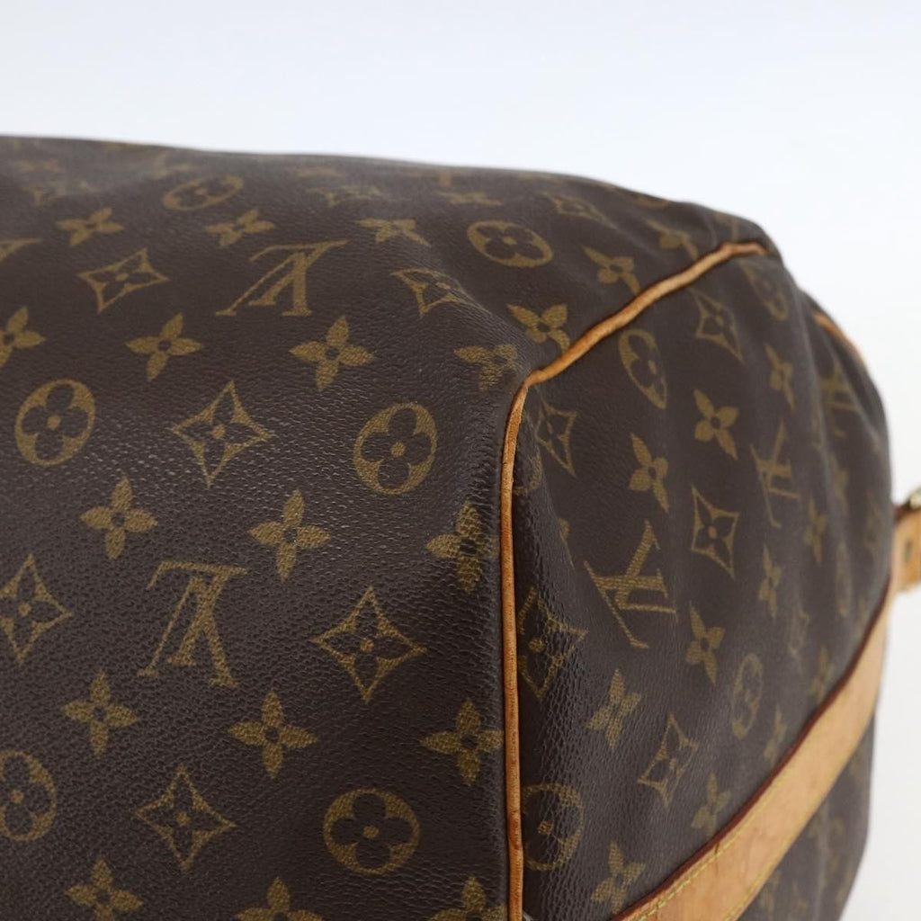 Louis Vuitton Keepall Bag Monogram Canvas Brown Canvas Travel Bag Bag (Pre-Owned)