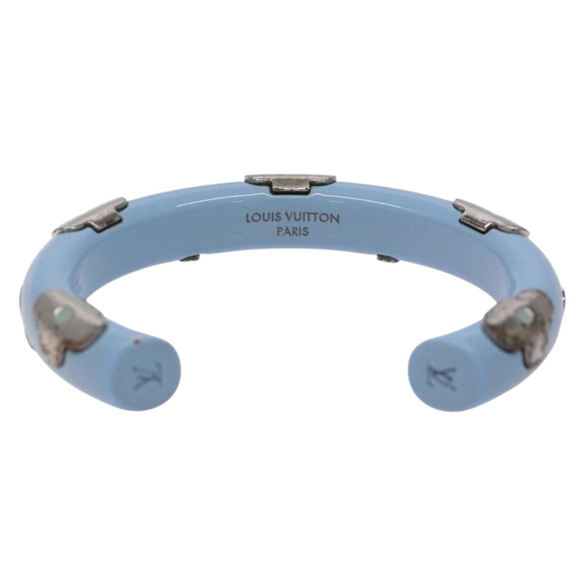Louis Vuitton Daily Monogram Bracelet Metal Blue Metal Bracelet Jewelry (Pre-Owned)