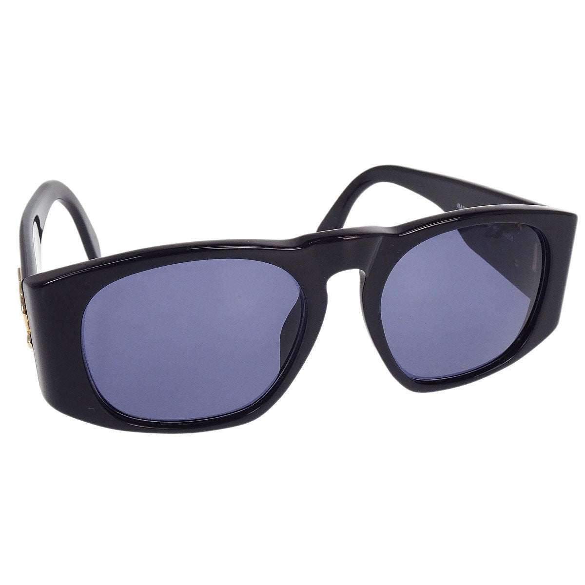 Chanel Logo Cc Sunglasses Plastic Black Plastic Sunglasse Accessory (Pre-Owned)