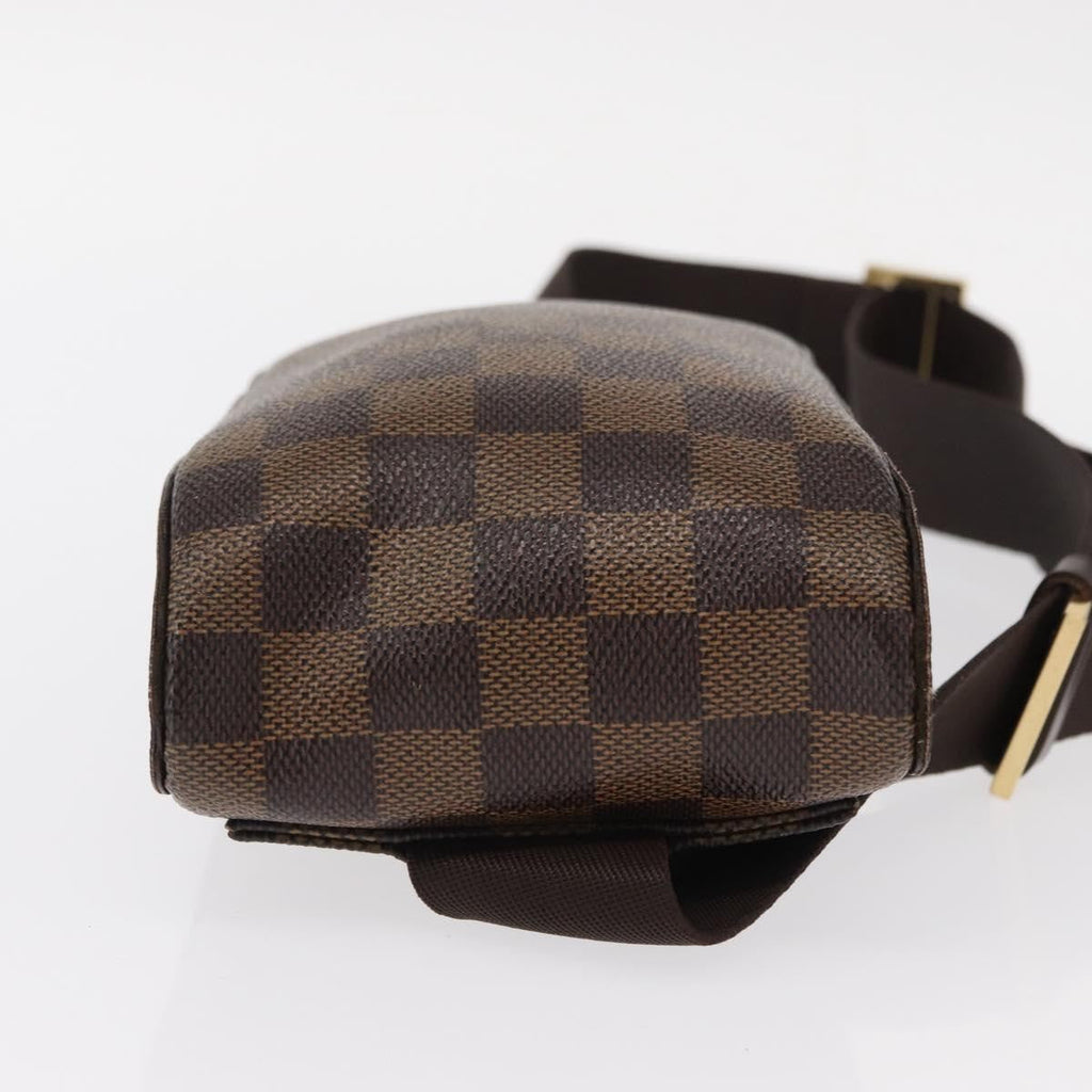 Louis Vuitton Geronimos Waist Bag Damier Brown Canvas Shoulder Bag Bag (Pre-Owned)