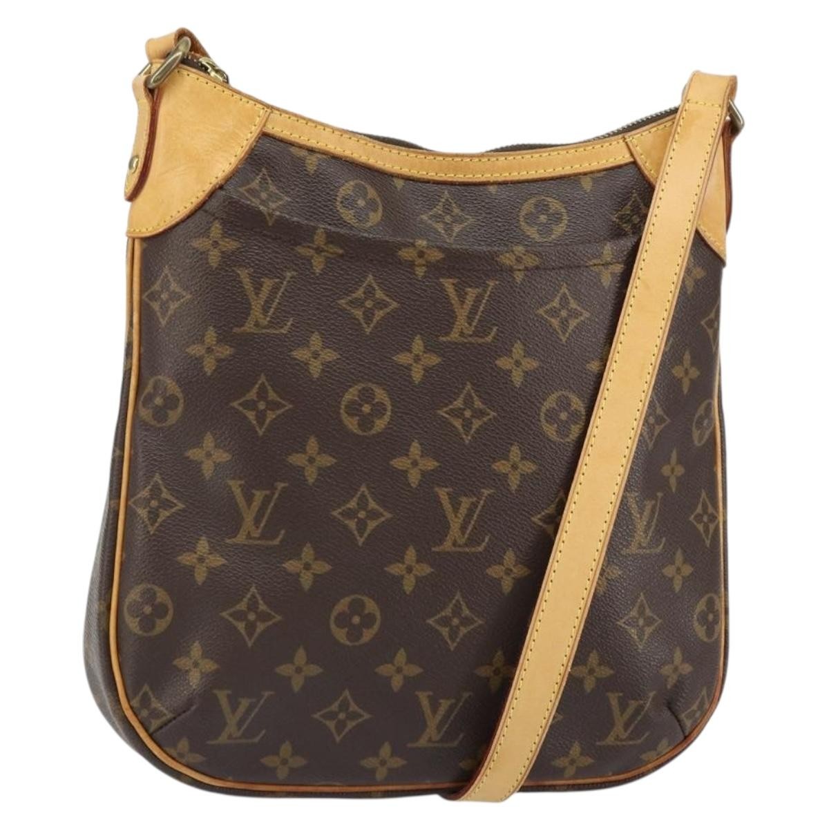 Louis Vuitton Odeon Handbag Monogram Canvas Brown Canvas Shoulder Bag Bag (Pre-Owned)