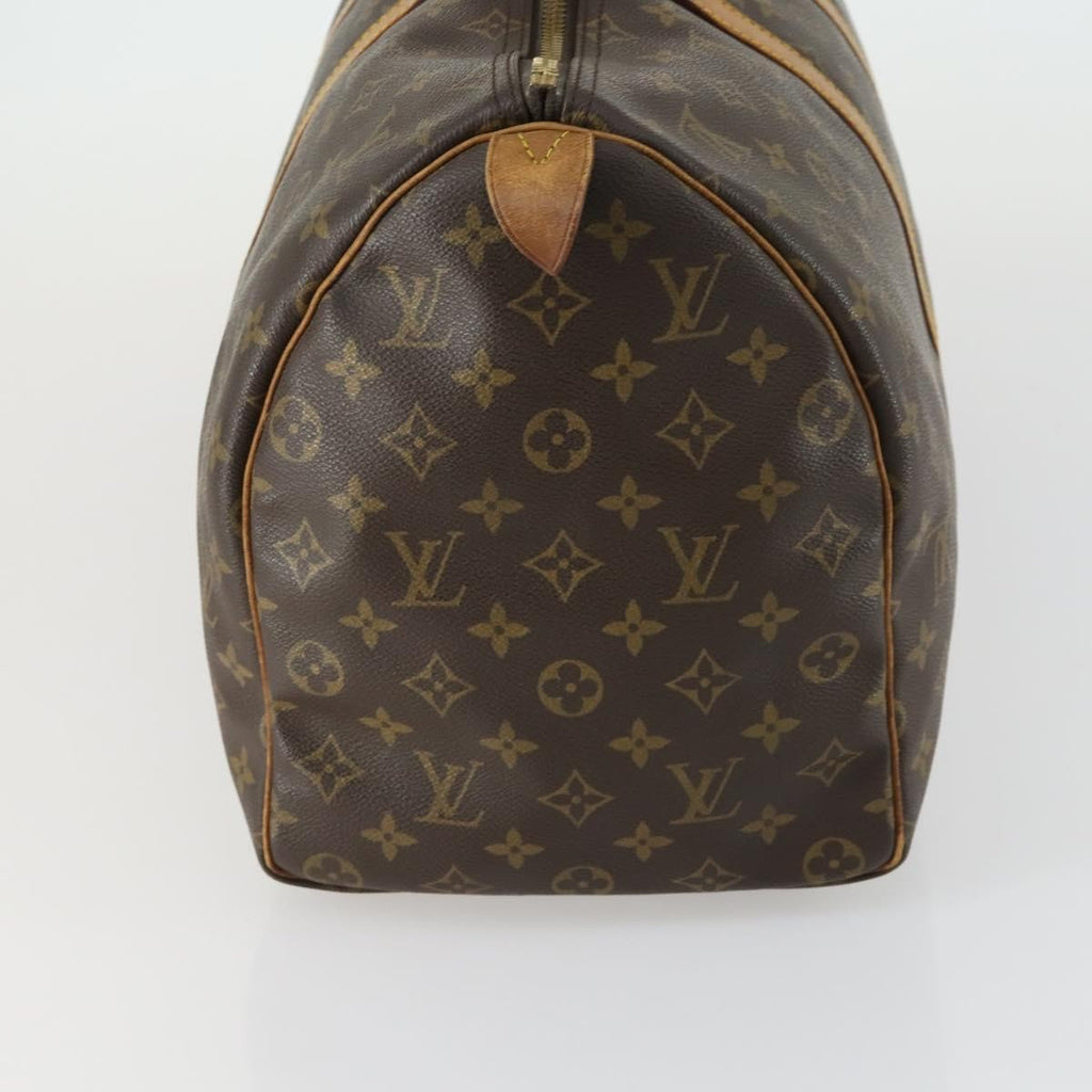 Louis Vuitton Keepall Bag Monogram Canvas Brown Canvas Travel Bag Bag (Pre-Owned)