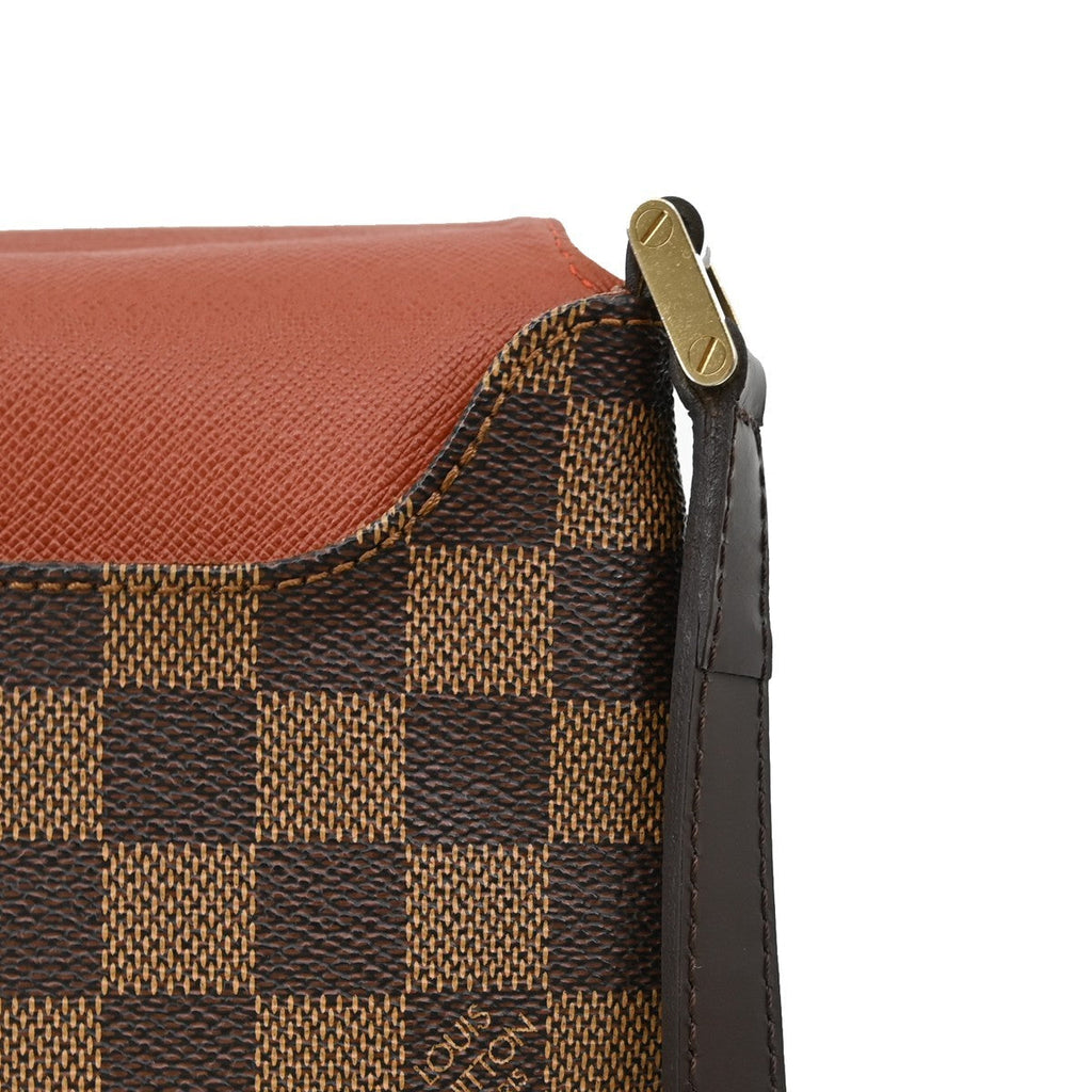 Louis Vuitton Musette Salsa Handbag Damier Canvas Brown Canvas Shoulder Bag Bag (Pre-Owned)