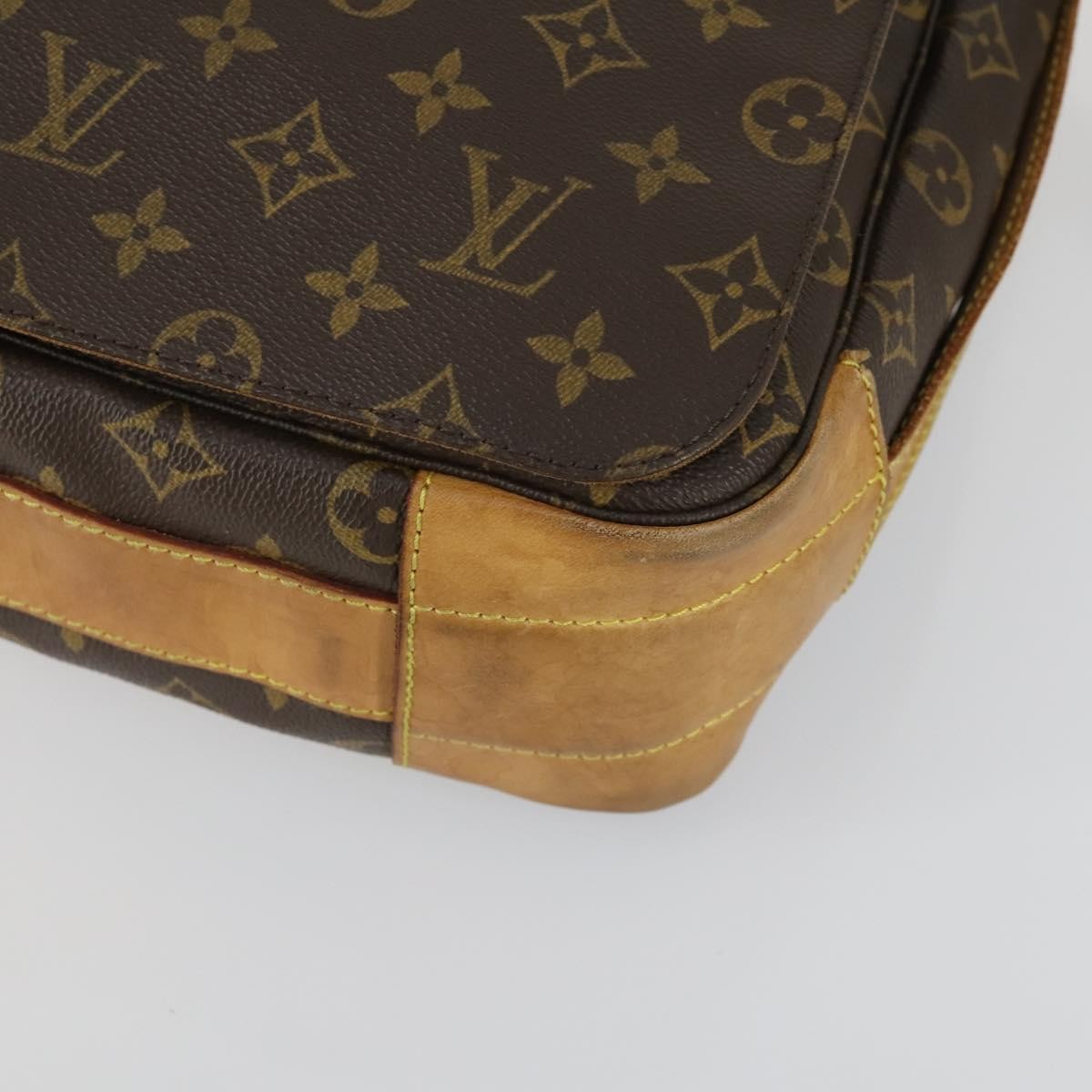 Louis Vuitton Abbesses Messenger Bag Monogram Canvas Brown Canvas Shoulder Bag Bag (Pre-Owned)