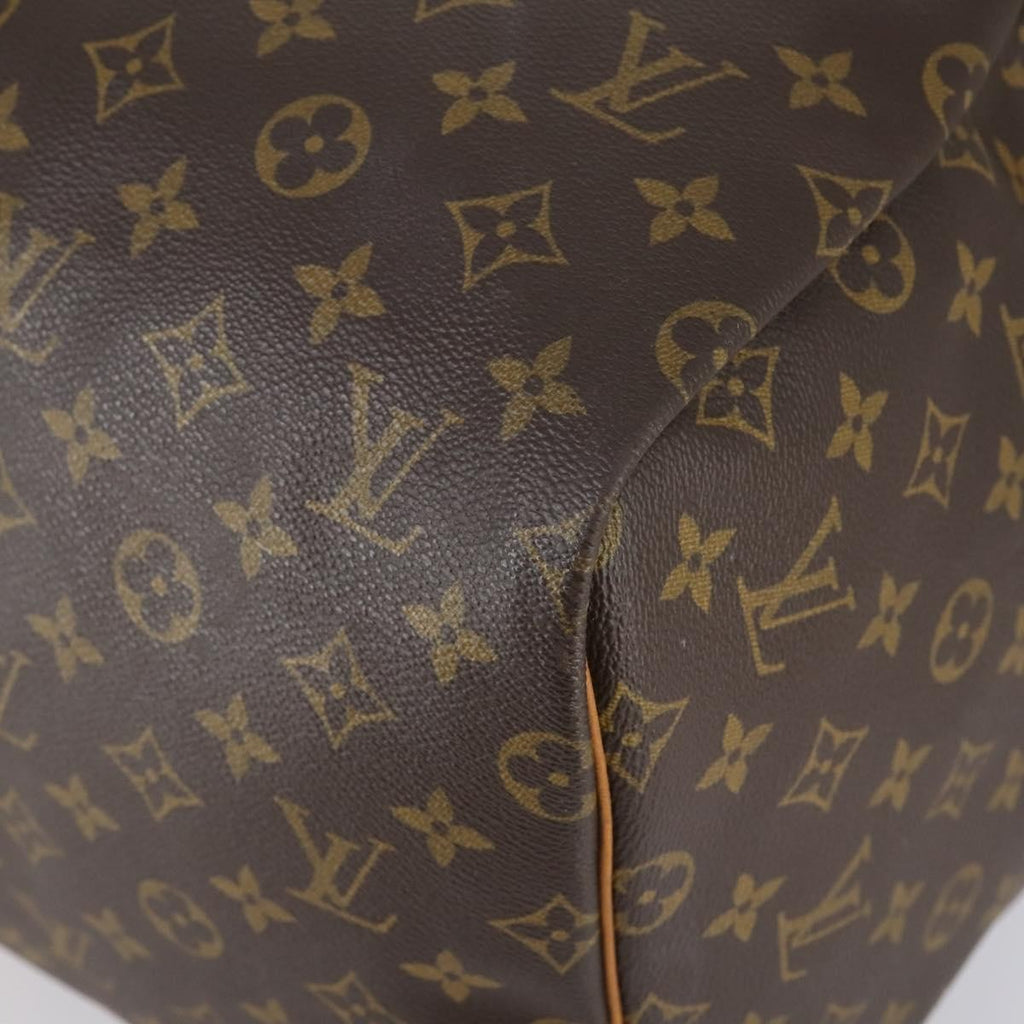 Louis Vuitton Keepall Bag Monogram Canvas Brown Canvas Travel Bag Bag (Pre-Owned)