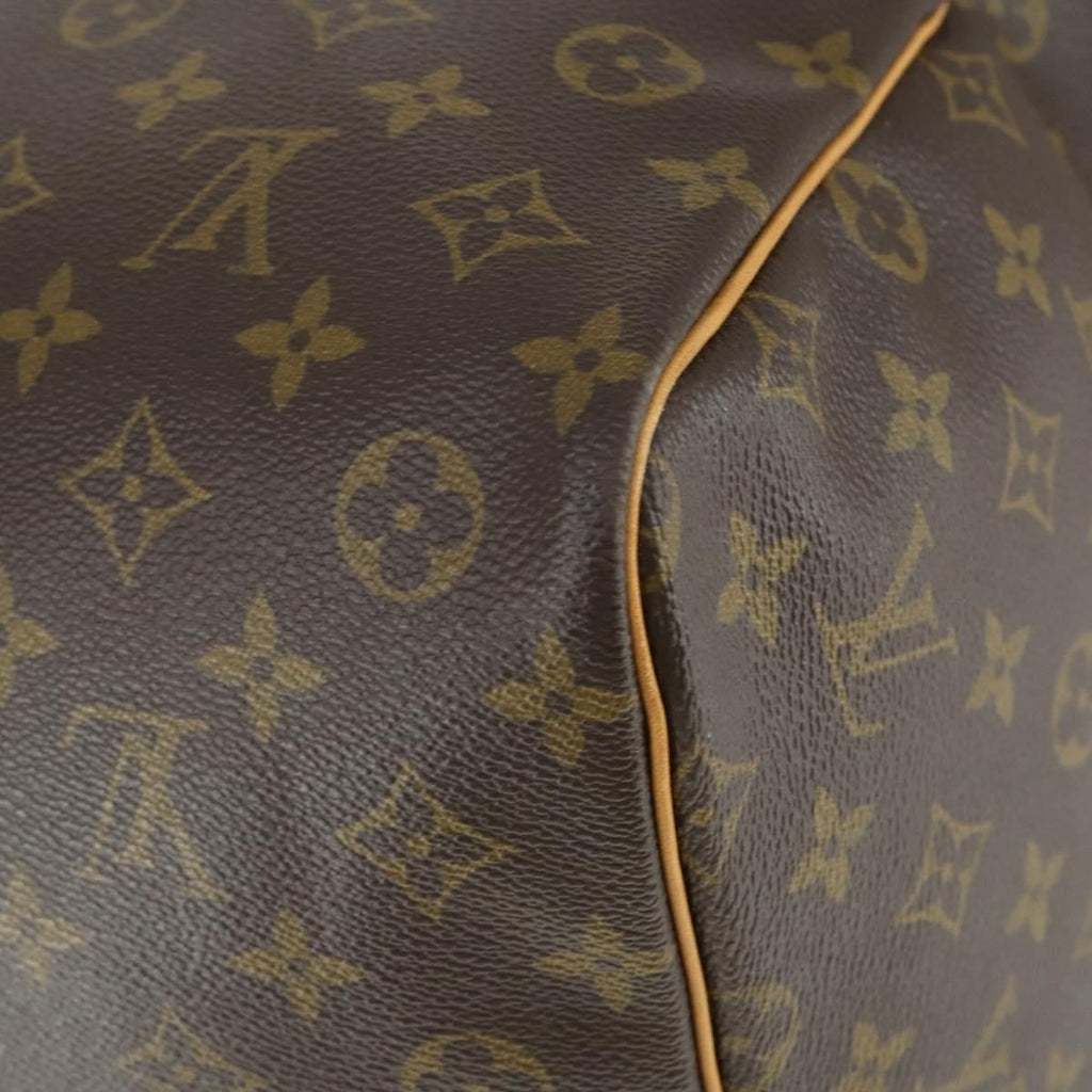 Louis Vuitton Keepall Bag Monogram Canvas Brown Canvas Travel Bag Bag (Pre-Owned)