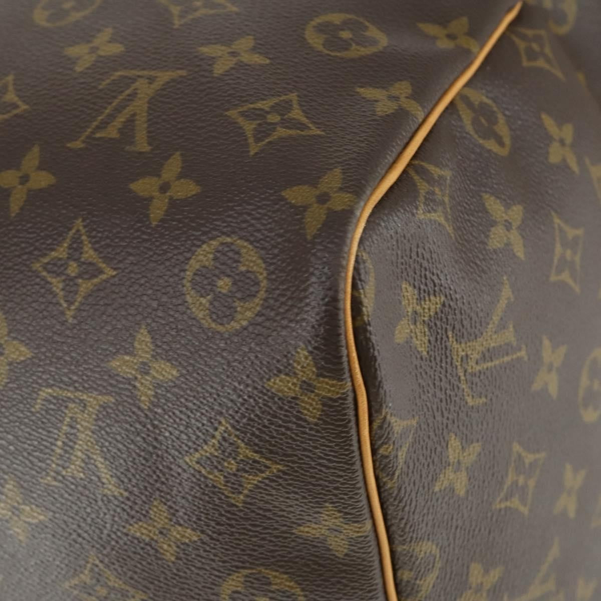 Louis Vuitton Keepall Bag Monogram Canvas Brown Canvas Travel Bag Bag (Pre-Owned)