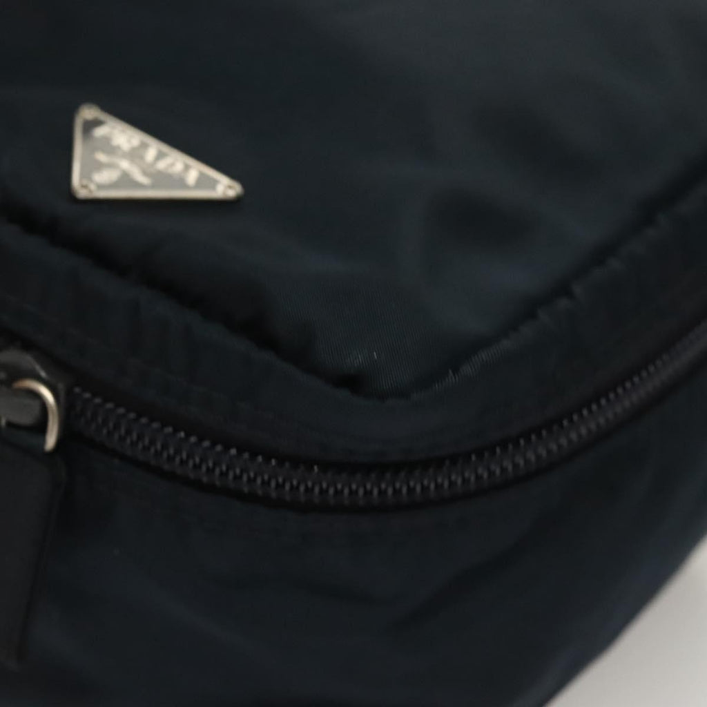 Prada Zip Around Toiletry Bag Tessuto Navy Nylon Clutche & Pouche Bag (Pre-Owned)