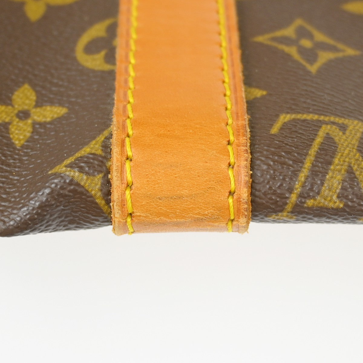 Louis Vuitton Keepall Bag Monogram Canvas Brown Canvas Travel Bag Bag (Pre-Owned)