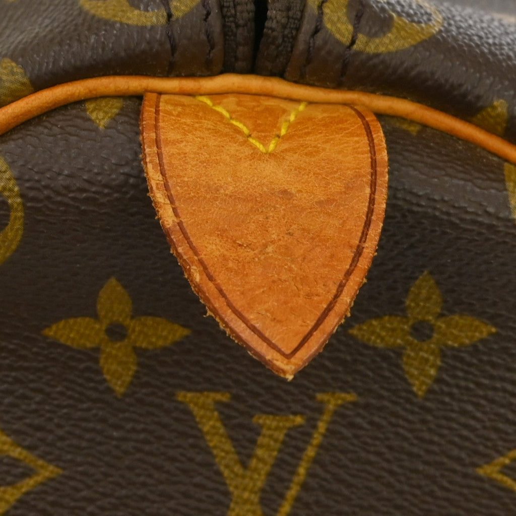 Louis Vuitton Keepall Bag Monogram Canvas Brown Canvas Travel Bag Bag (Pre-Owned)