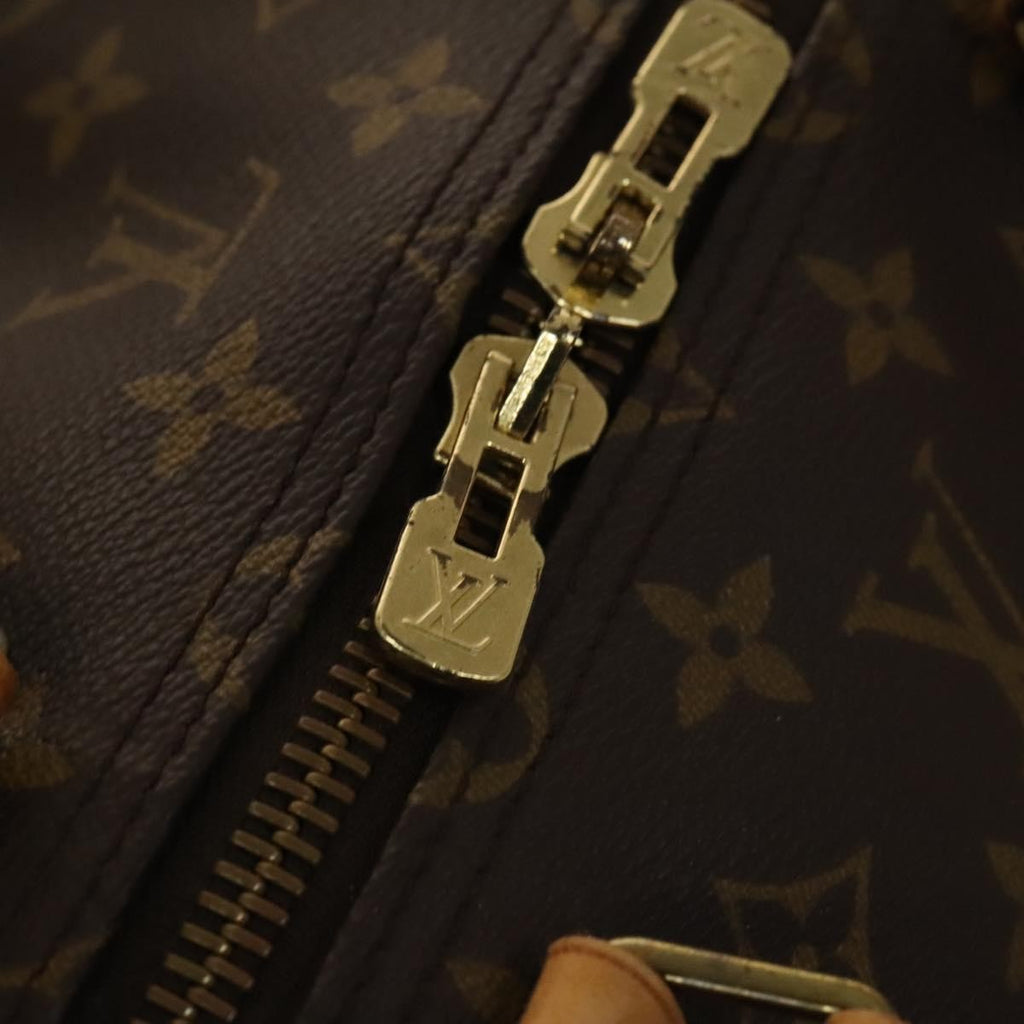 Louis Vuitton Keepall Bag Monogram Canvas Brown Canvas Travel Bag Bag (Pre-Owned)