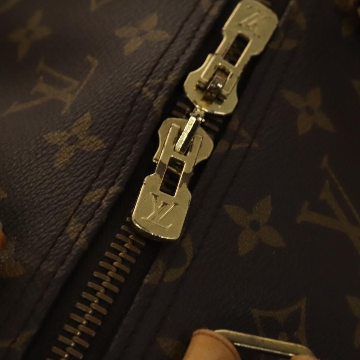 Louis Vuitton Keepall Bag Monogram Canvas Brown Canvas Travel Bag Bag (Pre-Owned)