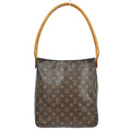 Louis Vuitton Monogram Looping Handbag Monogram Canvas Brown Canvas Shoulder Bag Bag (Pre-Owned)