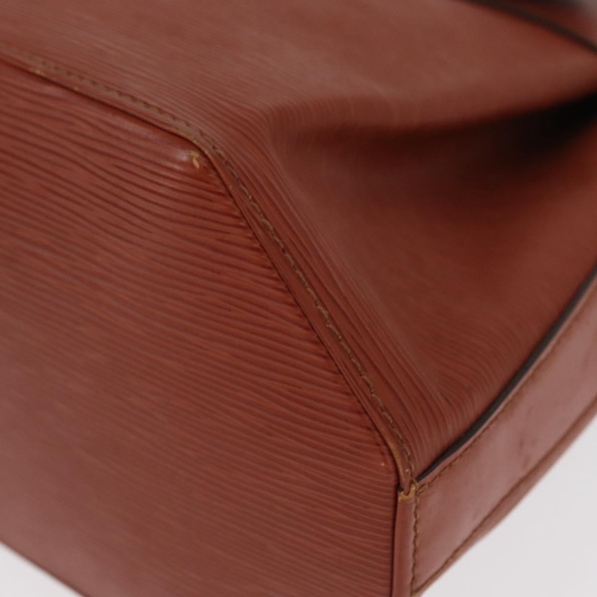 Louis Vuitton Vintage Sac D'epaule Handbag Epi Leather Brown Leather Shoulder Bag Bag (Pre-Owned)