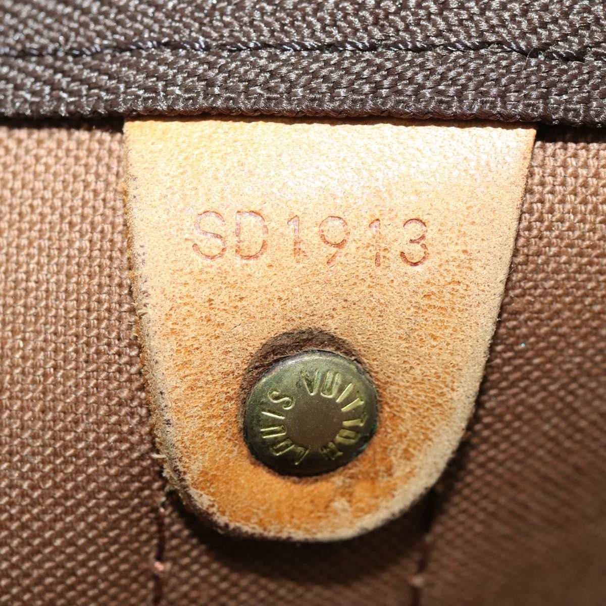 Louis Vuitton Keepall Bag Monogram Canvas Brown Canvas Travel Bag Bag (Pre-Owned)