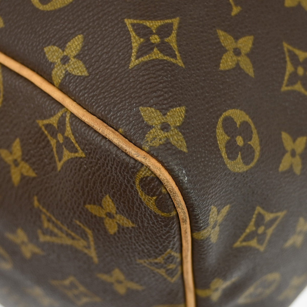 Louis Vuitton Keepall Bag Monogram Canvas Brown Canvas Travel Bag Bag (Pre-Owned)