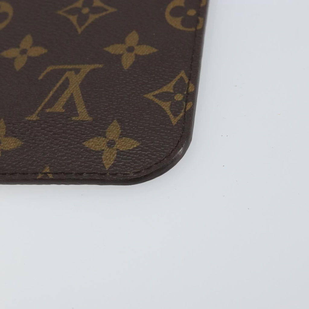 Louis Vuitton Neverfull Pochette Monogram Canvas Brown Canvas Clutche & Pouche Bag (Pre-Owned)