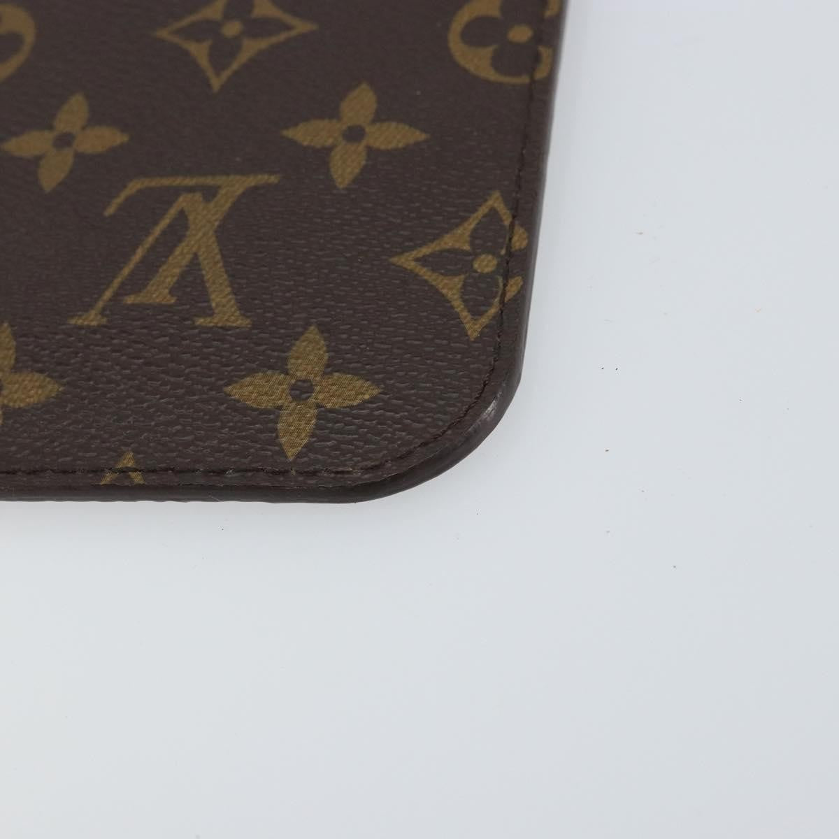 Louis Vuitton Neverfull Pochette Monogram Canvas Brown Canvas Clutche & Pouche Bag (Pre-Owned)