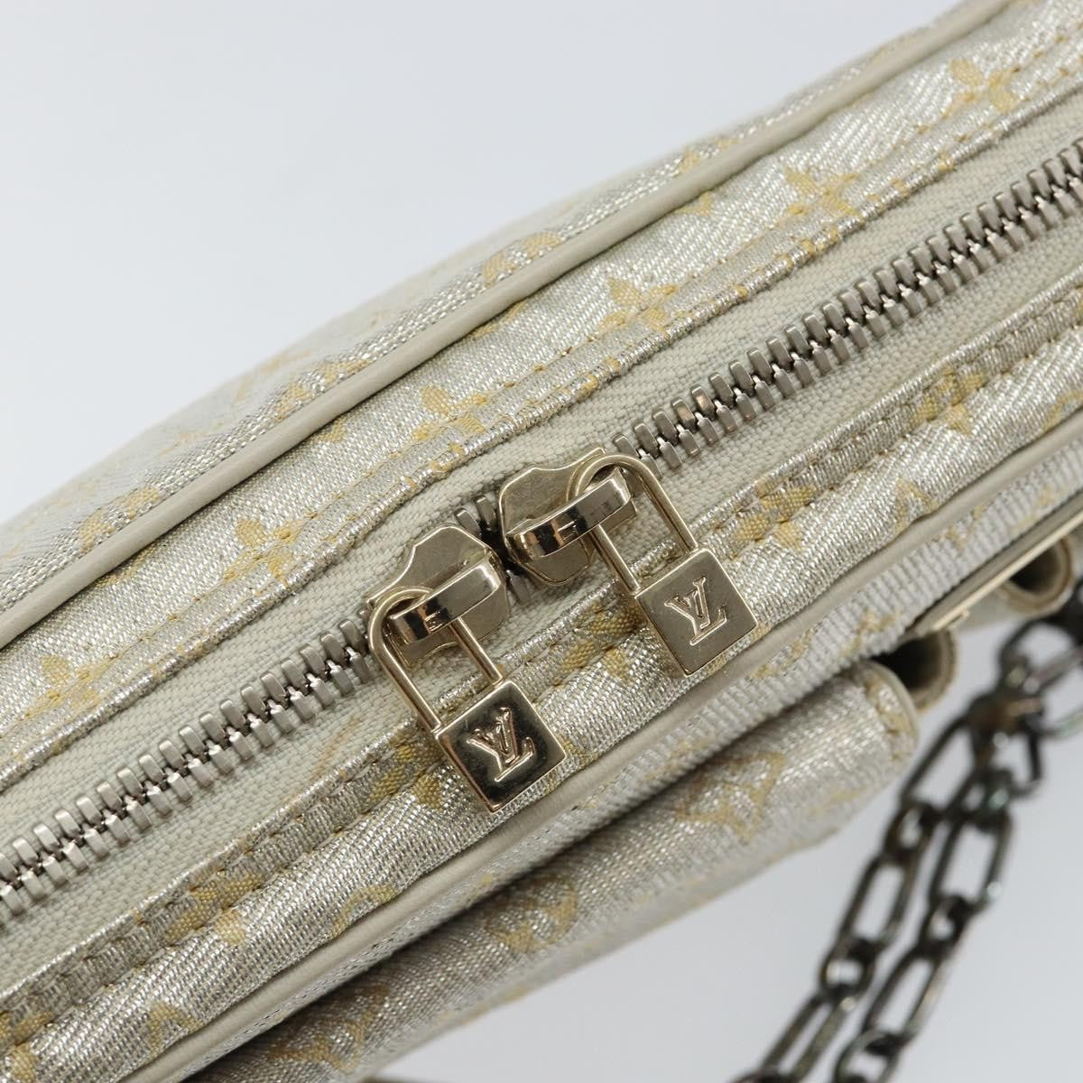 Louis Vuitton Mckenna Shoulder Bag Mini Lin Gold Canvas Bag (Pre-Owned)