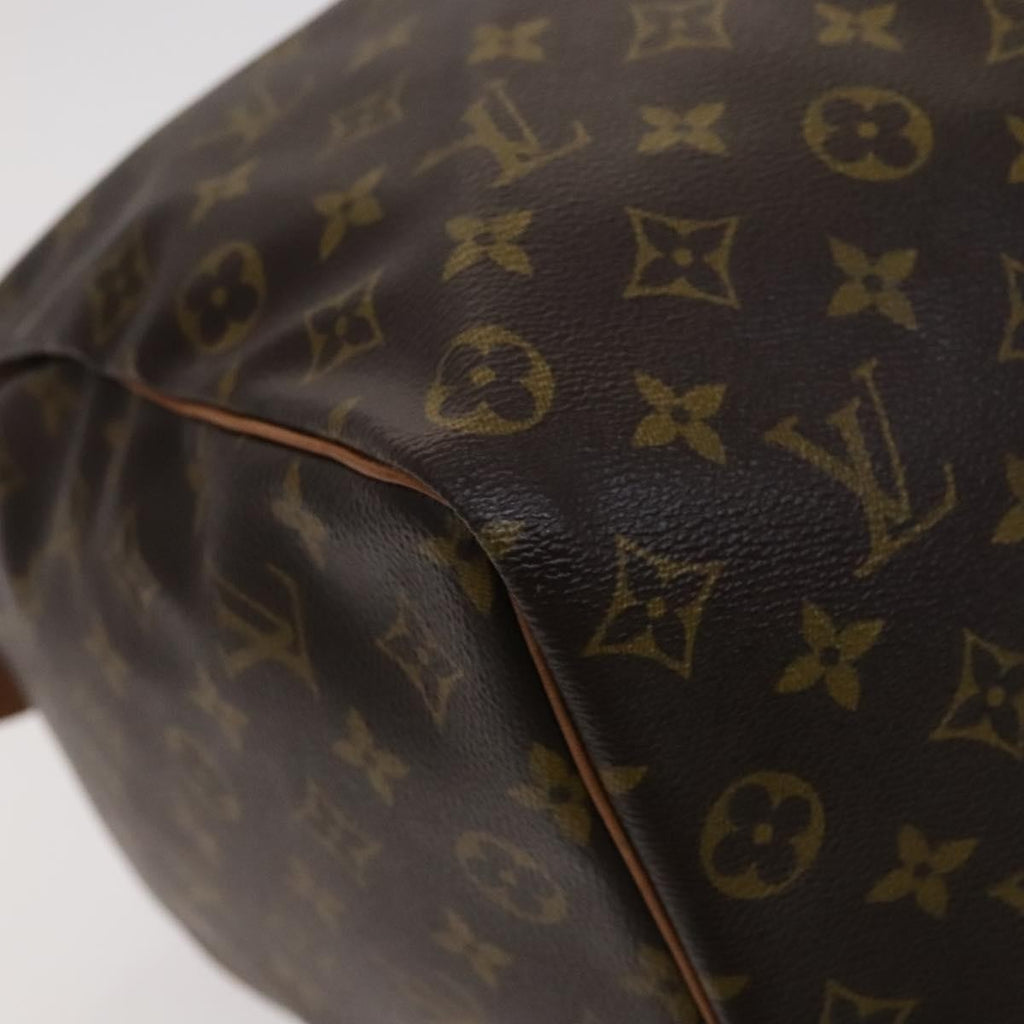 Louis Vuitton Keepall Bag Monogram Canvas Brown Canvas Travel Bag Bag (Pre-Owned)