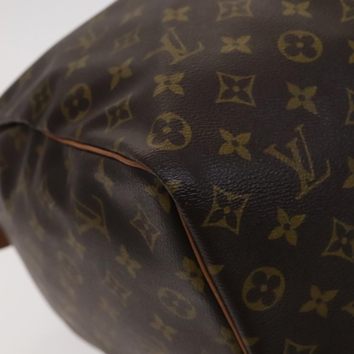 Louis Vuitton Keepall Bag Monogram Canvas Brown Canvas Travel Bag Bag (Pre-Owned)
