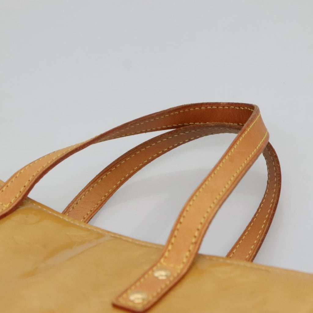 Louis Vuitton Reade Handbag Monogram Vernis Beige Patent_Leather Tote Bag Bag (Pre-Owned)