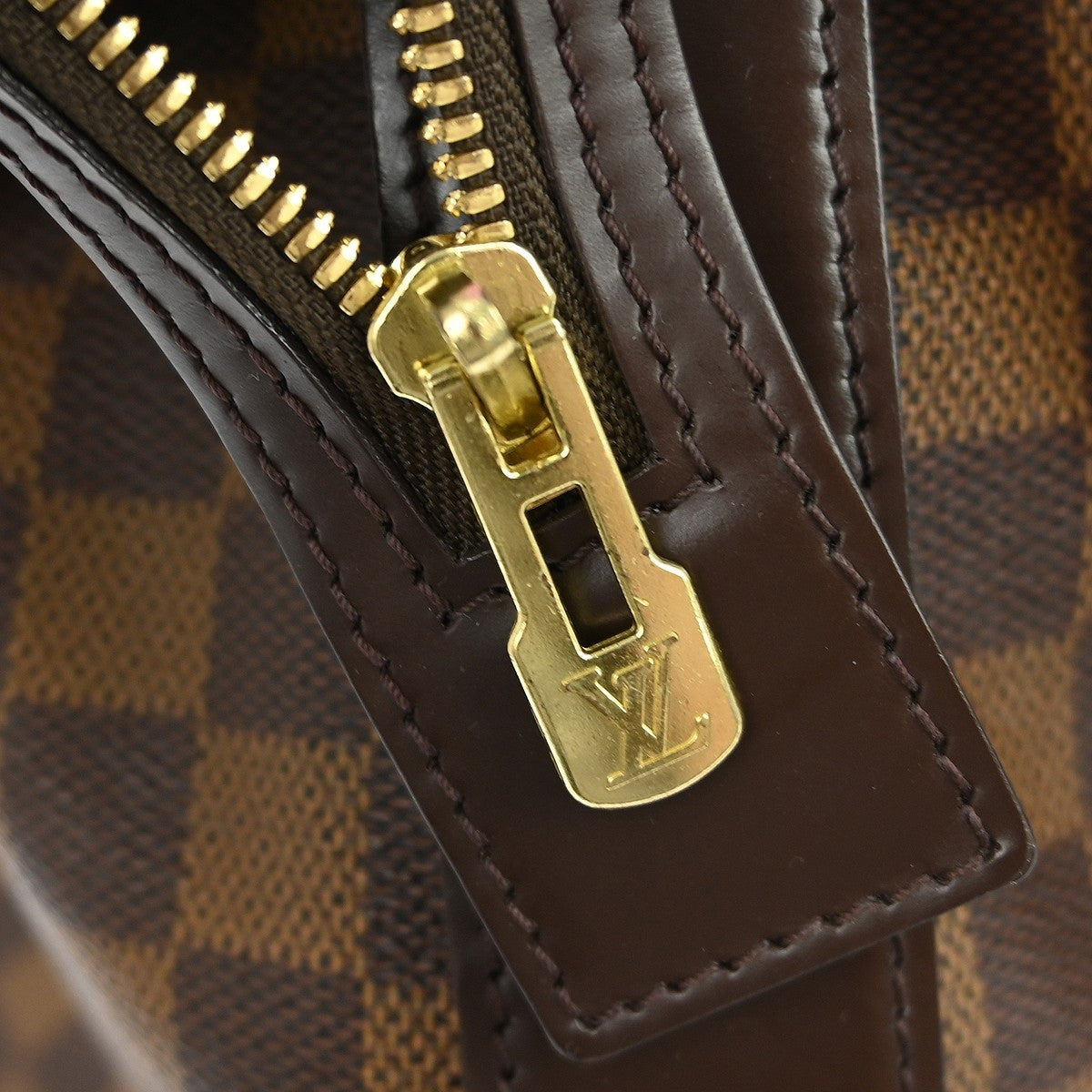 Louis Vuitton Chelsea Handbag Damier Brown Canvas Tote Bag Bag (Pre-Owned)