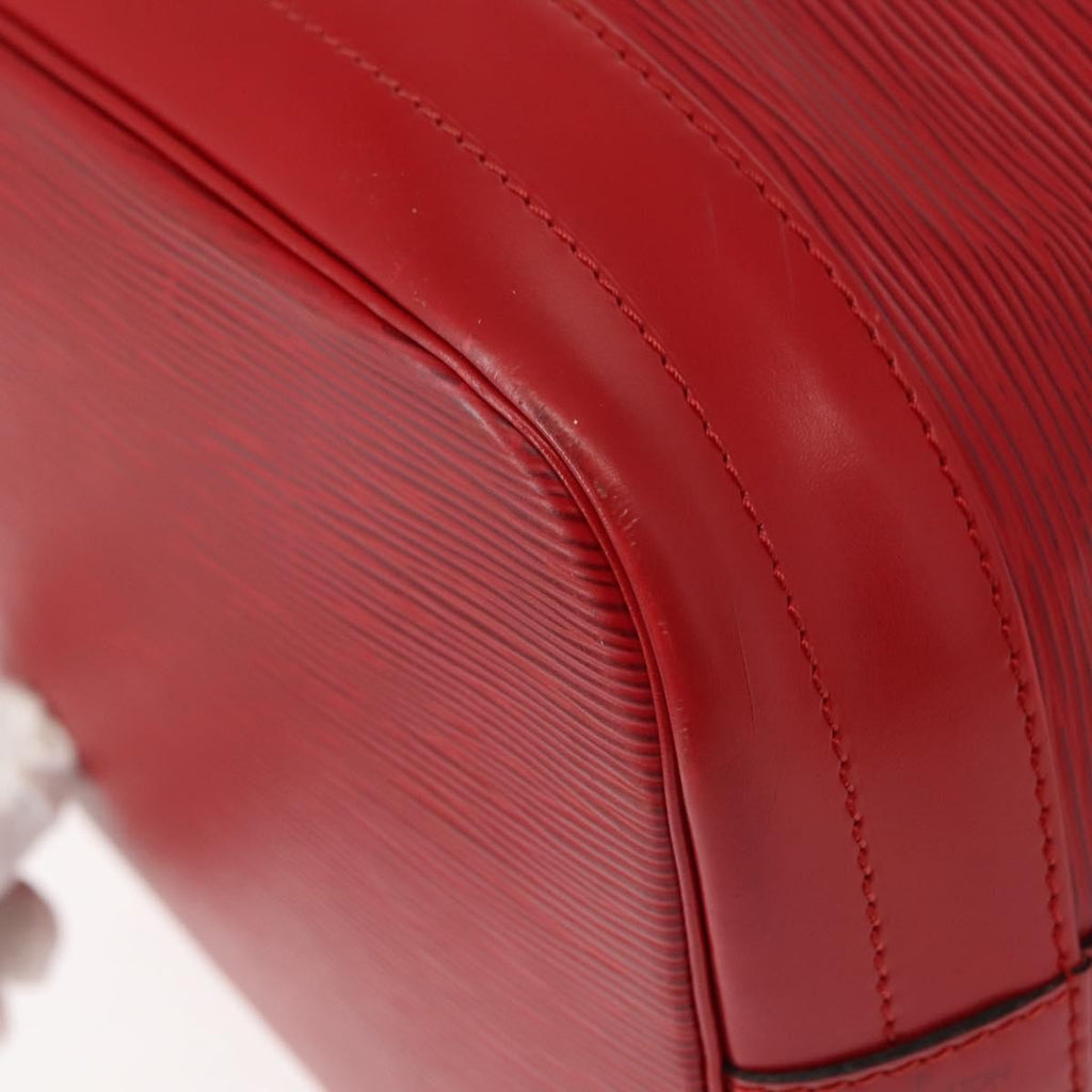 Louis Vuitton Noe Handbag Epi Leather Red Leather Shoulder Bag Bag (Pre-Owned)