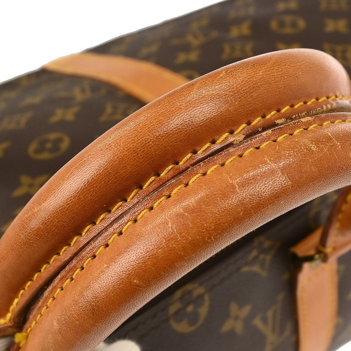 Louis Vuitton Keepall Bag Monogram Canvas Brown Canvas Travel Bag Bag (Pre-Owned)