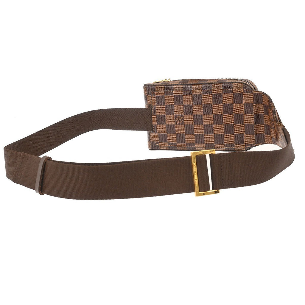 Louis Vuitton Geronimos Waist Bag Damier Brown Canvas Clutche & Pouche Bag (Pre-Owned)