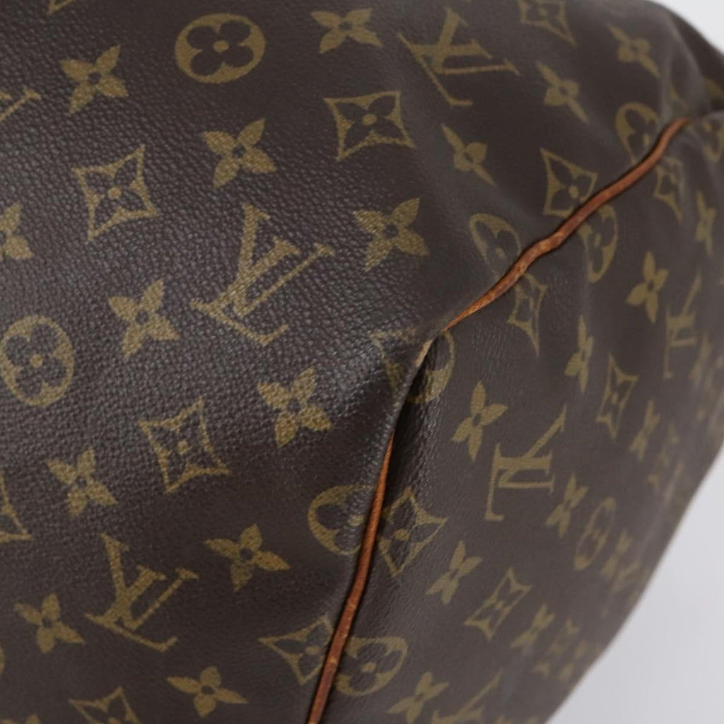 Louis Vuitton Keepall Bag Monogram Canvas Brown Canvas Travel Bag Bag (Pre-Owned)