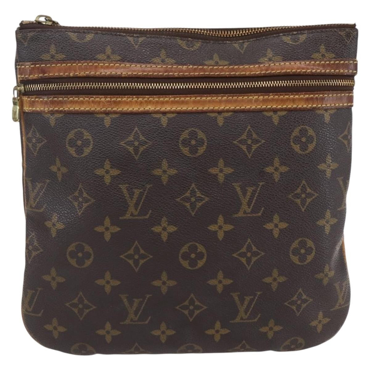 Louis Vuitton Bosphore Pochette Monogram Canvas Brown Canvas Shoulder Bag Bag (Pre-Owned)