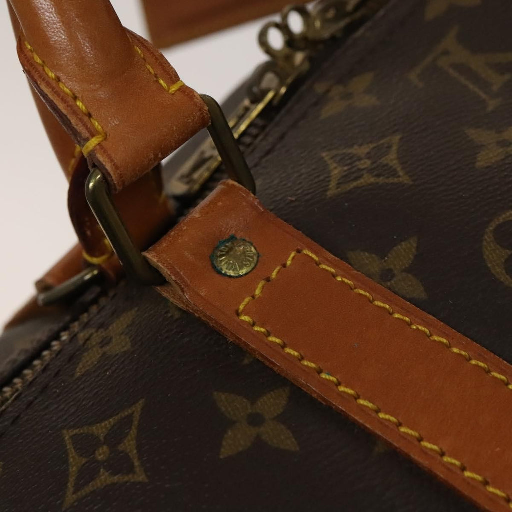 Louis Vuitton Keepall Bag Monogram Canvas Brown Canvas Travel Bag Bag (Pre-Owned)