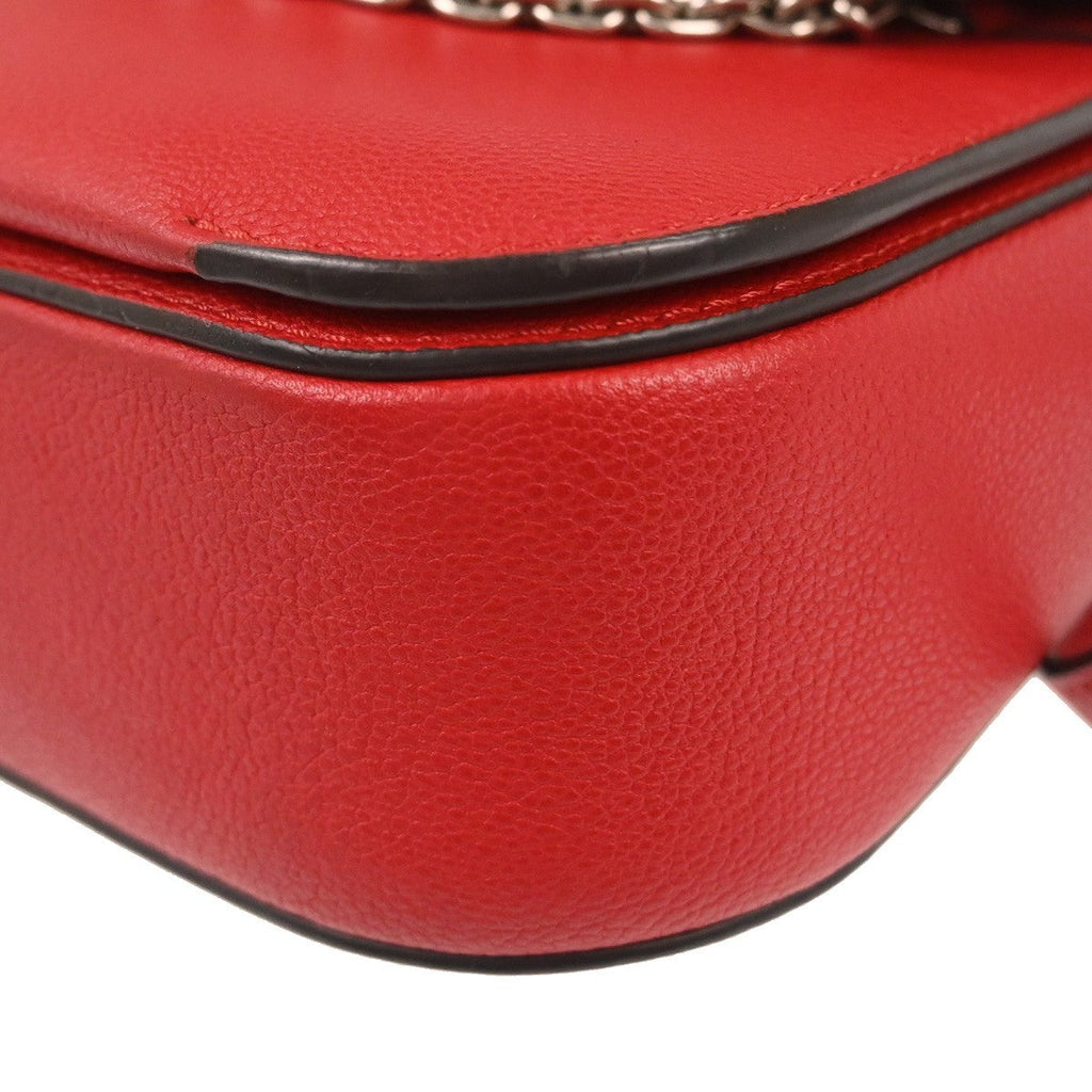 Louis Vuitton Very Messenger Monogram Leather Red Leather Shoulder Bag Bag (Pre-Owned)
