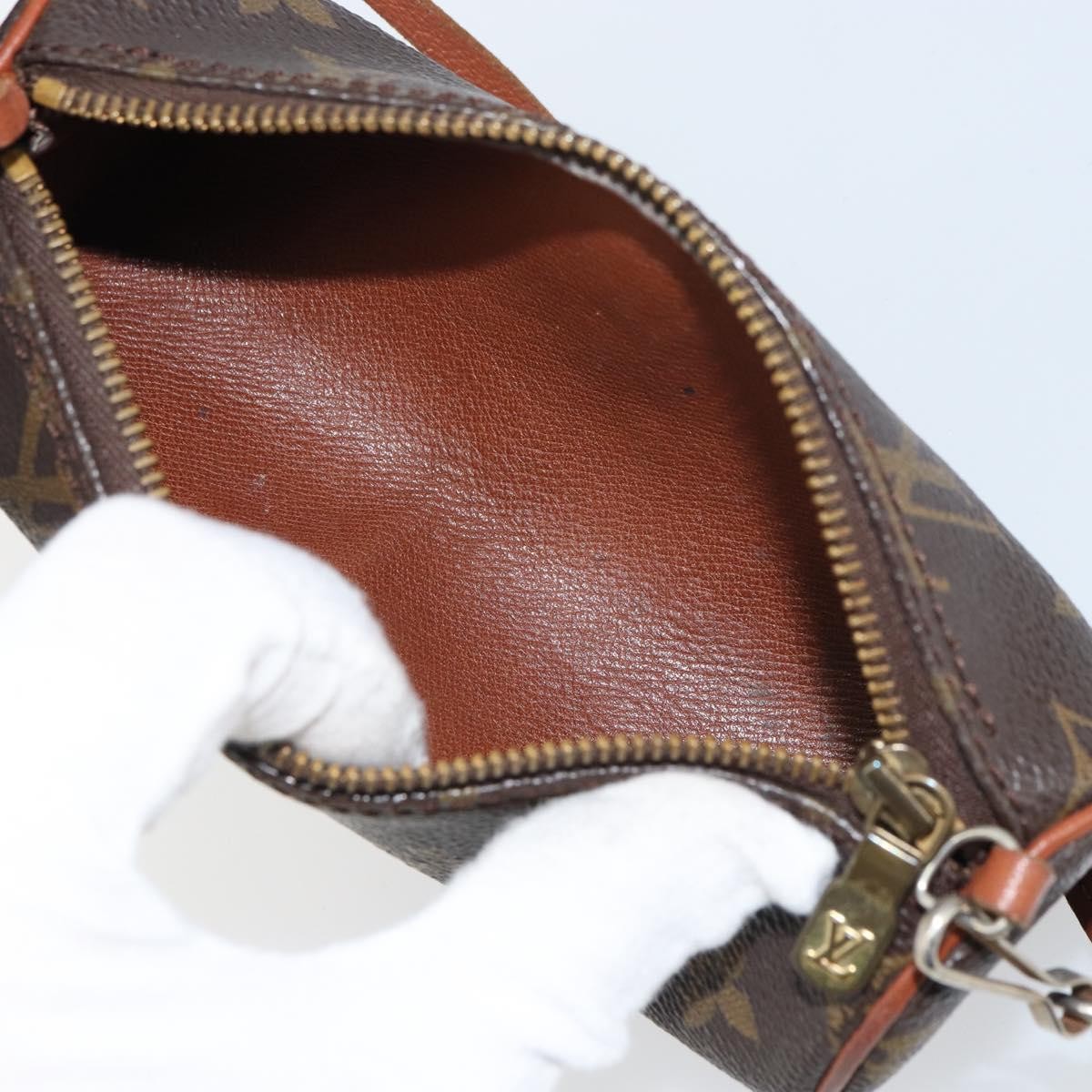 Louis Vuitton Papillon Pochette Monogram Canvas Brown Canvas Clutche & Pouche Bag (Pre-Owned)