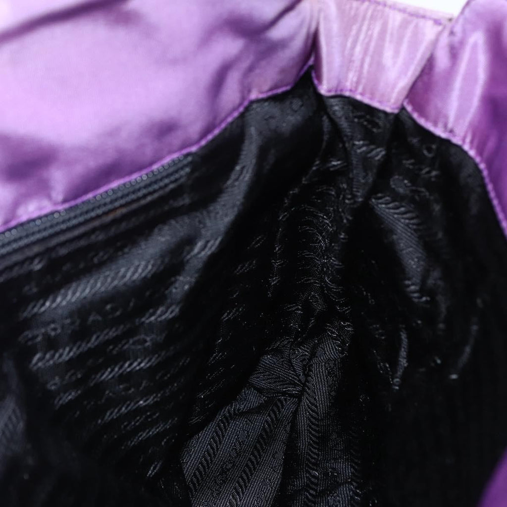 Prada Vintage Shoulder Bag Tessuto Purple Nylon Shoulder Bag Bag (Pre-Owned)