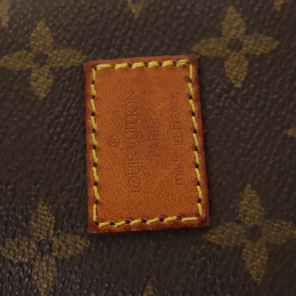 Louis Vuitton Saumur Handbag Monogram Canvas Brown Canvas Shoulder Bag Bag (Pre-Owned)