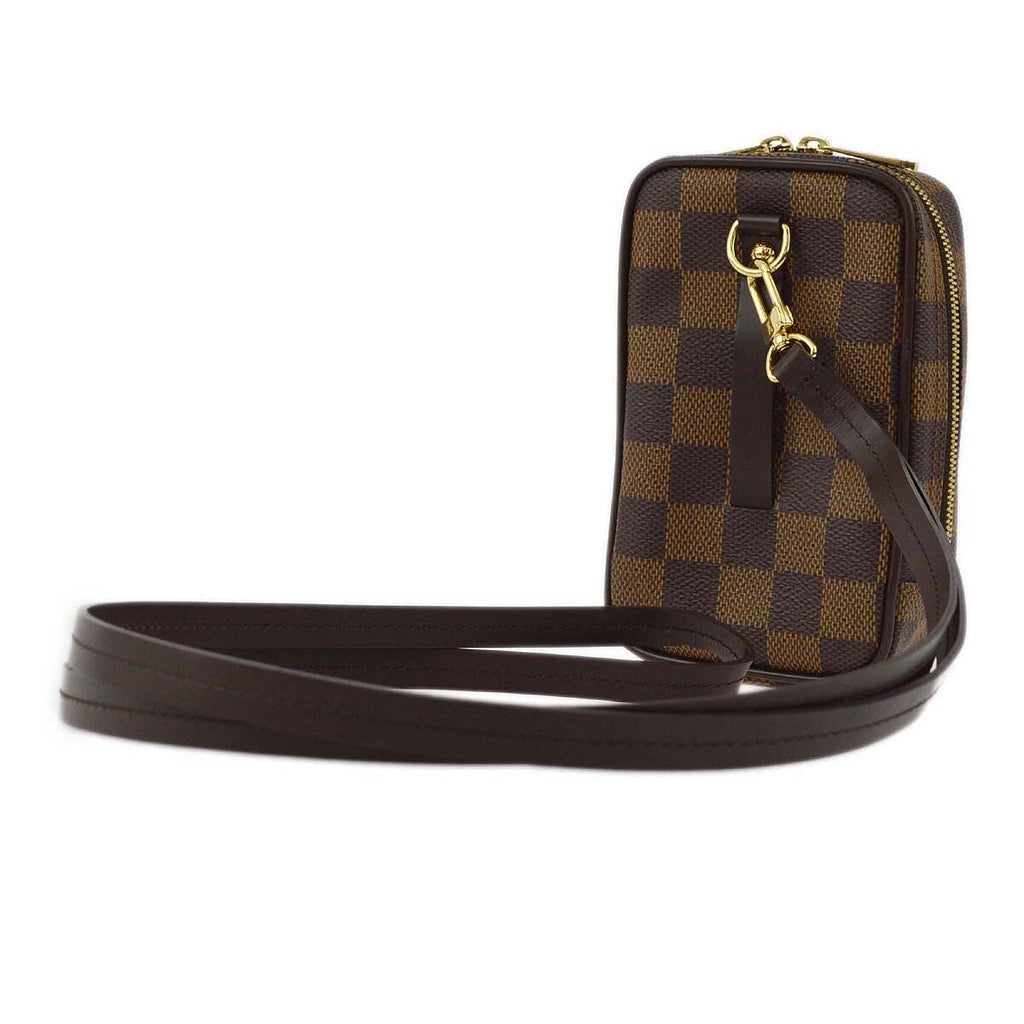 Louis Vuitton Etui Okapi Camera Case Damier Brown Canvas Clutche & Pouche Bag (Pre-Owned)