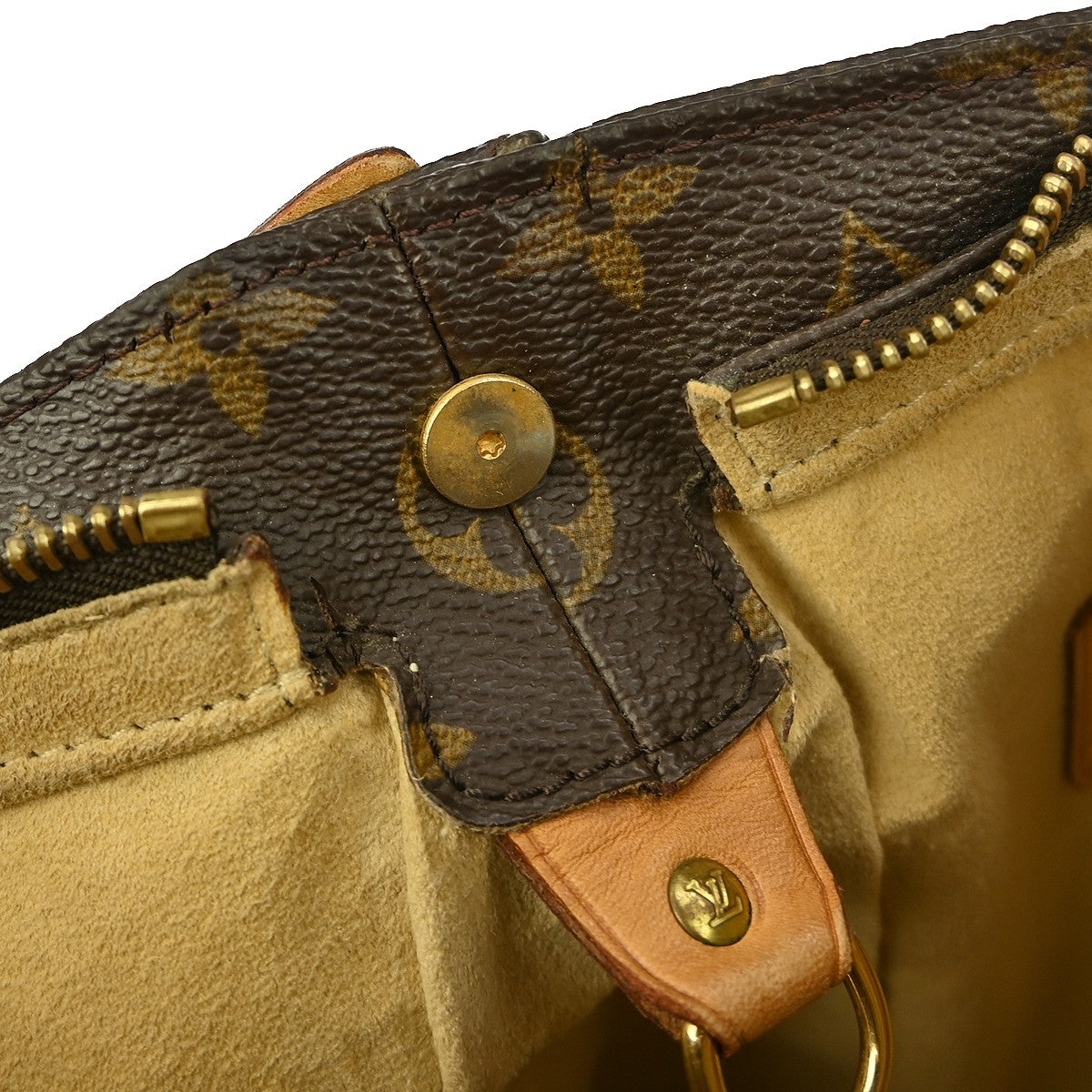 Louis Vuitton Monogram Looping Handbag Monogram Canvas Brown Canvas Shoulder Bag Bag (Pre-Owned)