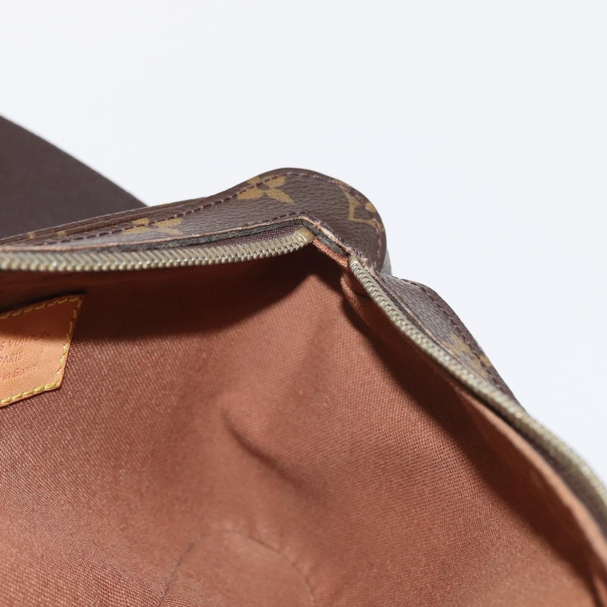 Louis Vuitton Geronimos Waist Bag Monogram Canvas Brown Canvas Shoulder Bag Bag (Pre-Owned)