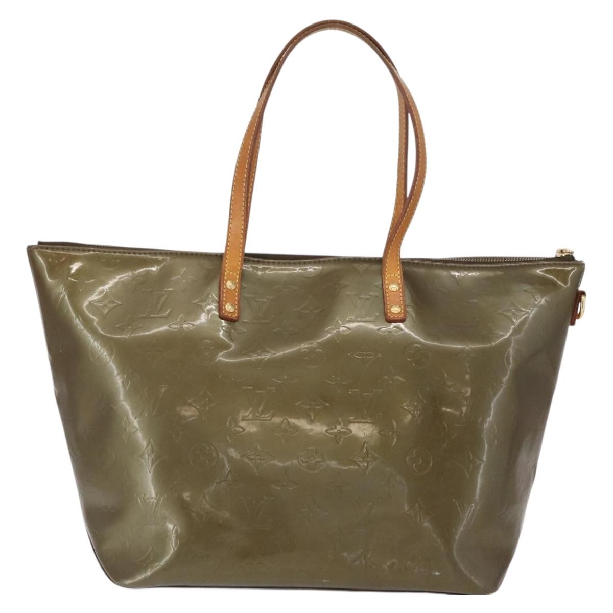 Louis Vuitton Bellevue Handbag Monogram Vernis Brown Patent_Leather Tote Bag Bag (Pre-Owned)